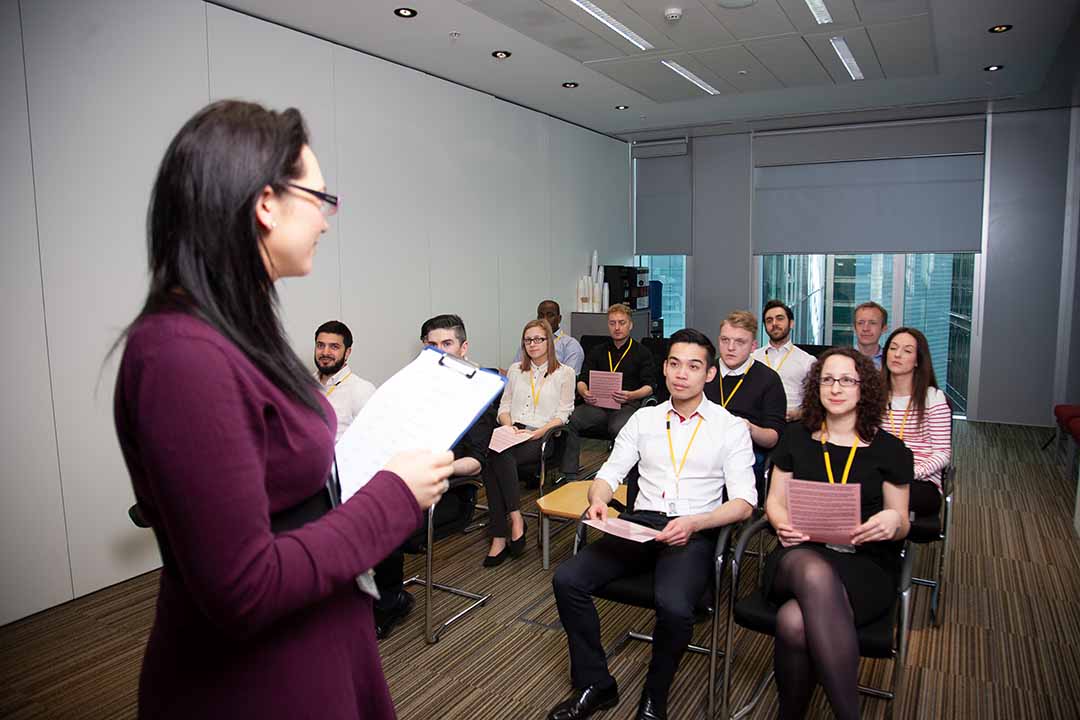 An introduction to an exam session at the clinical assessment centre