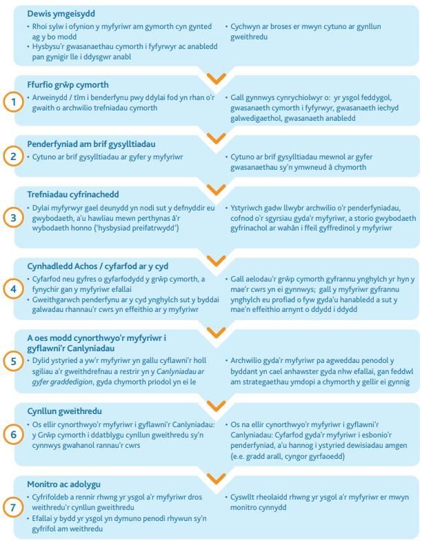 Process map for supporting disabled medical students