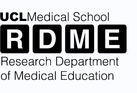 Logo - Research department of medical education at UCL medical school