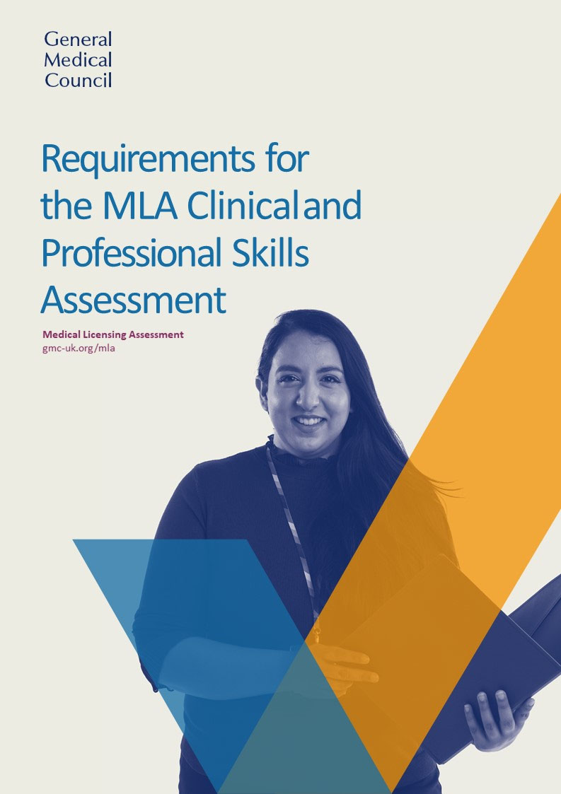 Requirements for the MLA Clinical and Professional Skills Assessment document cover.