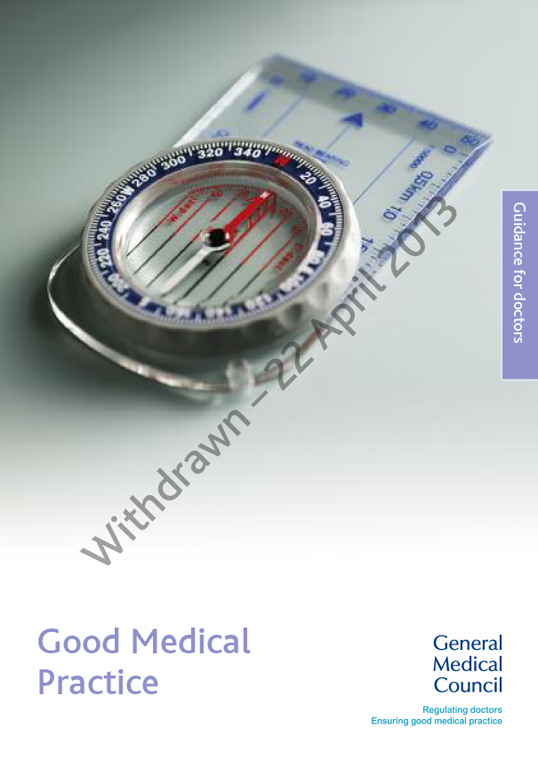 Good medical practice 2006 cover