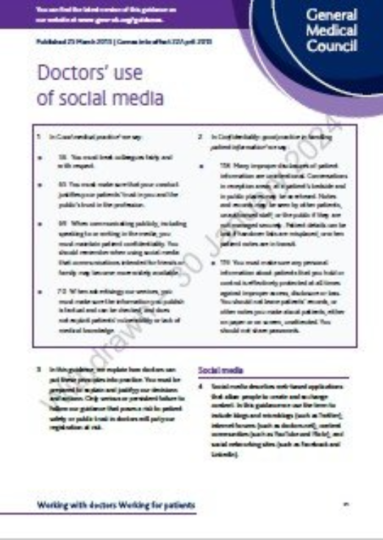 Doctors use of social media 2013 cover