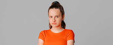 A young woman