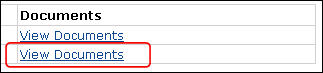 Screenshot highlighting the 'view documents' link