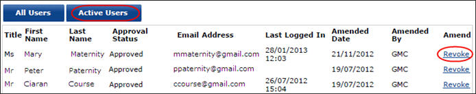 Screenshot from the user's screen, highlight the 'revoke' option