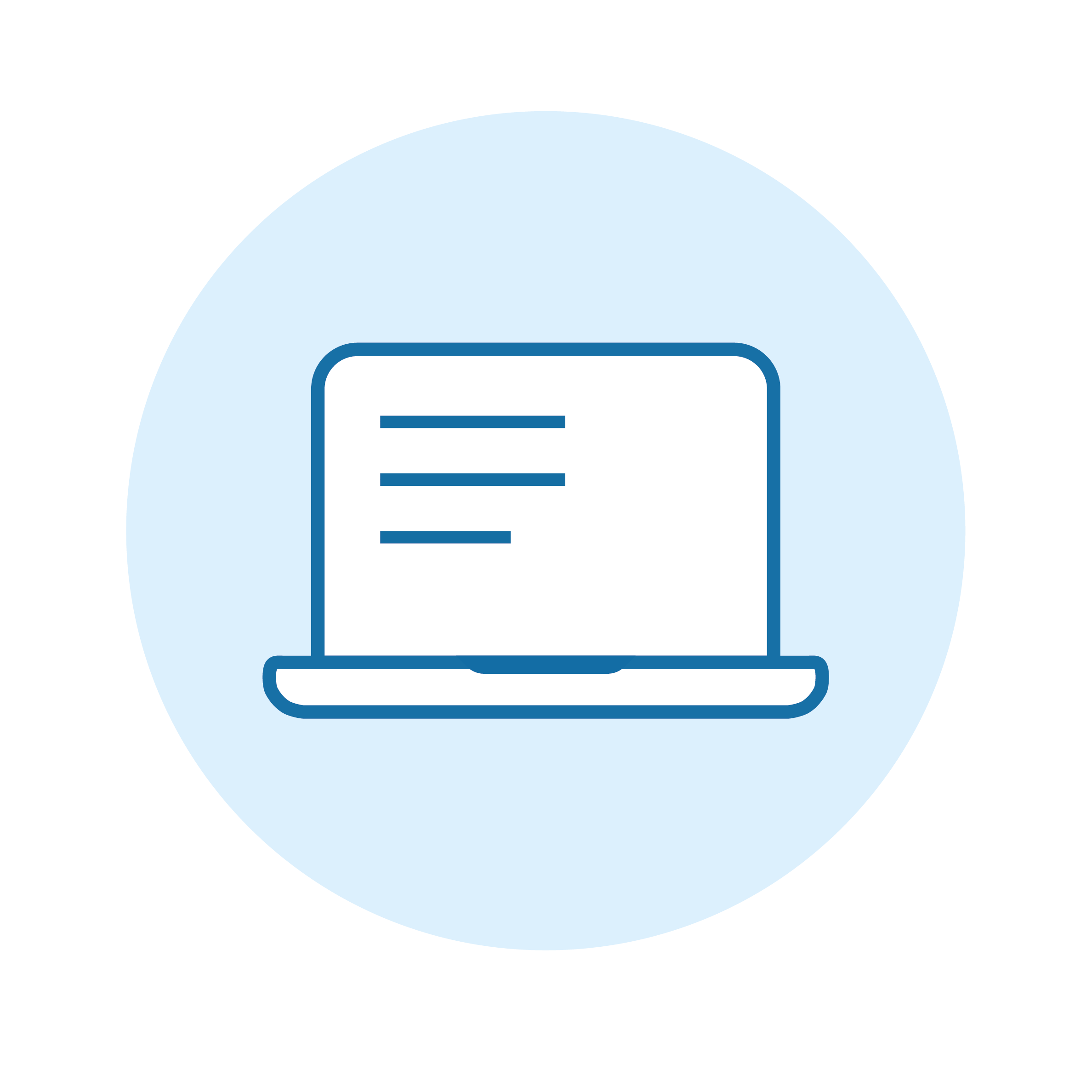 Laptop reading icon