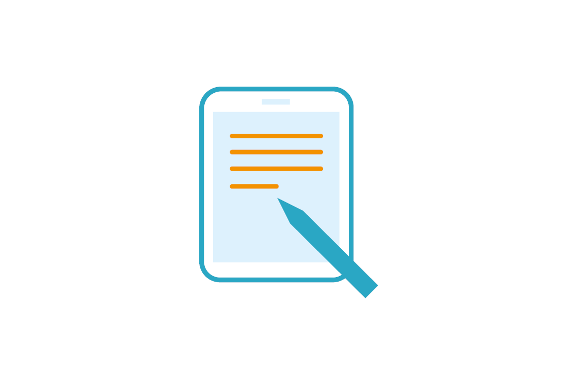 Icon representation of an electronic application