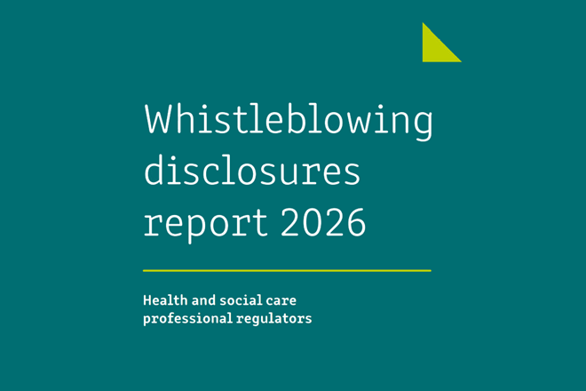 Cover art of the Whistleblowing disclosures report 2026